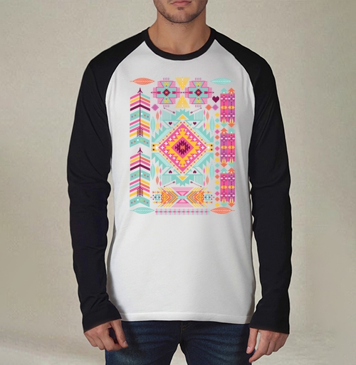Фотография футболки Trendy tribal ornament