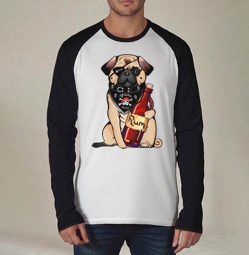Фотография футболки Pirate pug