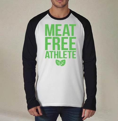Фотография футболки MEAT FREE ATHLETE – Эмблема веган-спортсмена