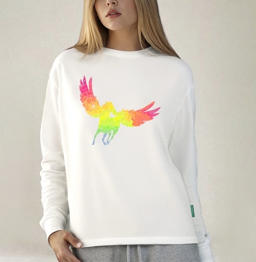 Фотография футболки Радужный пегас