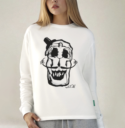 Фотография футболки Dali Skull
