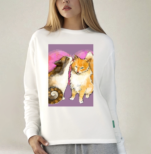 Фотография футболки Кошачий поцелуй