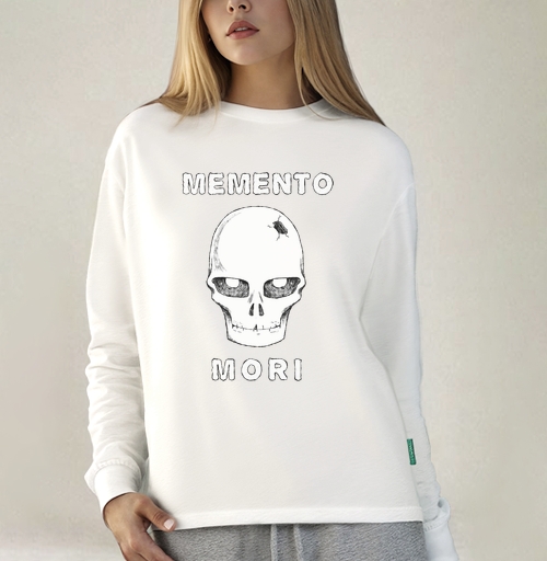 Фотография футболки Напоминание о смерти с черепом жука Memento Mori
