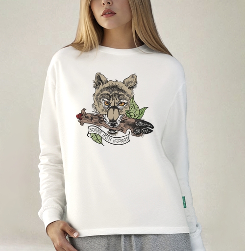 Фотография футболки Волка на охоте
