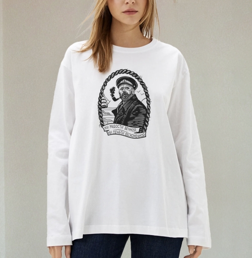 Фотография футболки Капитан с трубкой