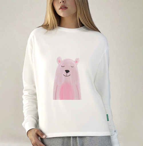 Фотография футболки Розовый медведь