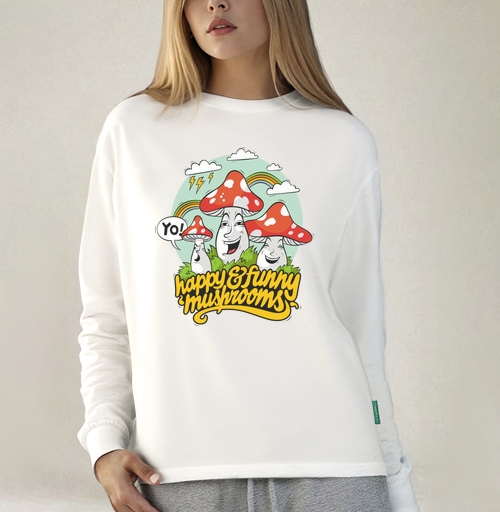 Фотография футболки Funny Mushrooms