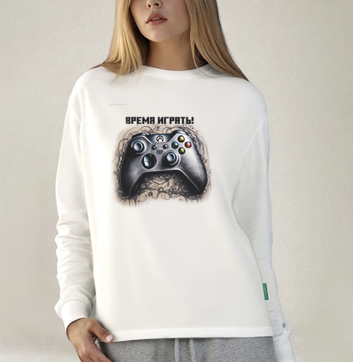 Фотография футболки Игровой контроллер акцент динамика время играть
