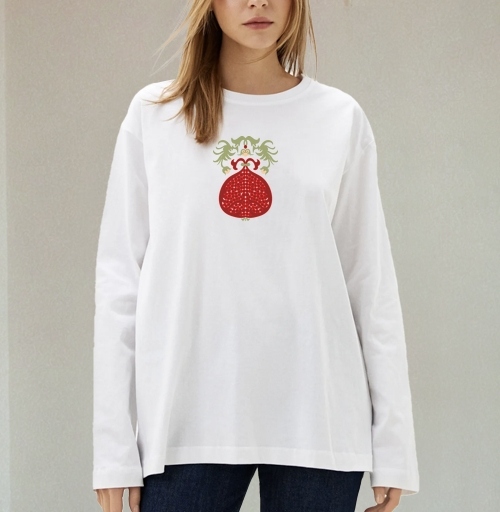 Фотография футболки Royal Pomegranate Fruit Ornament / Королевский гранат декоративный элемент узора