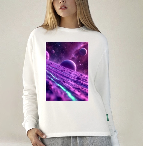 Фотография футболки Космос и планеты