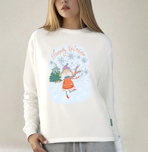 Фотография футболки Happy Winter / Счастливой зимы