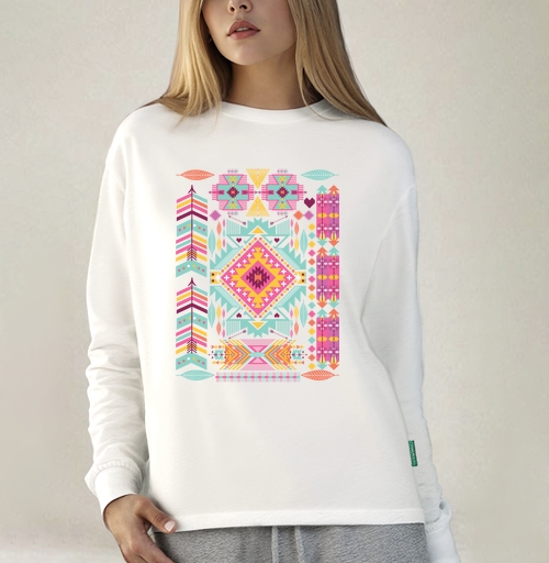 Фотография футболки Trendy tribal ornament