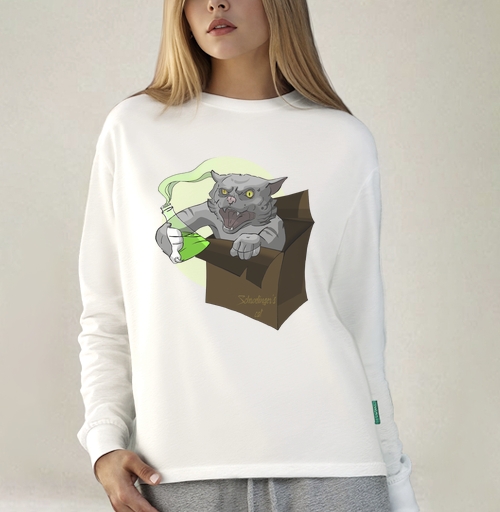Фотография футболки Shredingers cat free / Свободу коту Шрёдингера