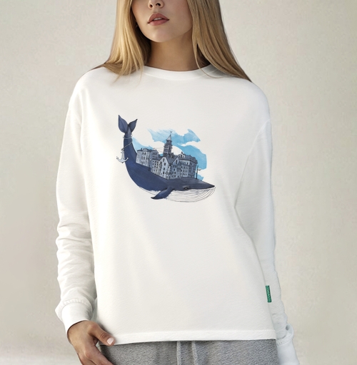 Фотография футболки Whale city
