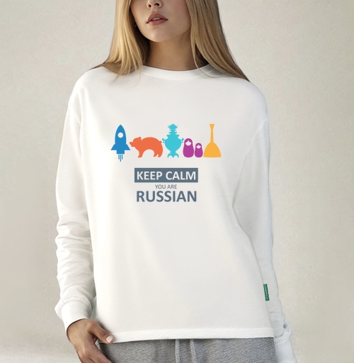 Фотография футболки Минималистичный постер Keep Calm You Are Russian