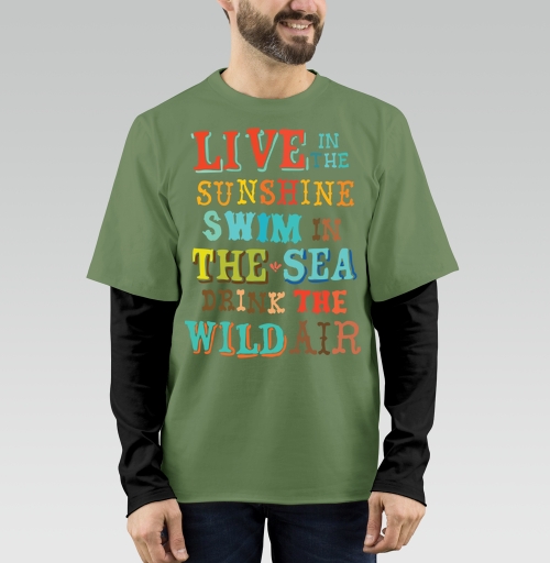 Фотография футболки Sunshine, sea and air