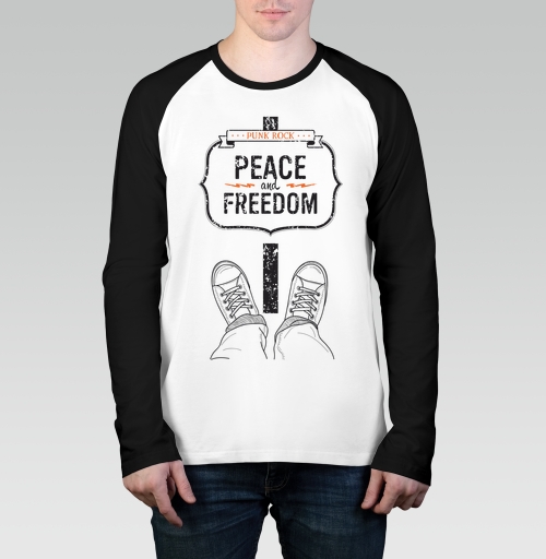 Фотография футболки Peace and Freedom