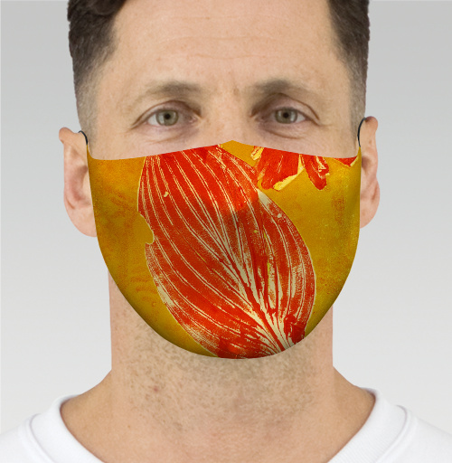 маска с рисунком Сохранить солнце 159282, размер  (Взрослый), цвет прозрачный - купить в интернет-магазине Мэриджейн в Москве и СПБ