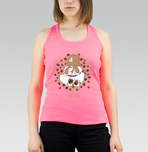 Фотография футболки Медвежья йога 