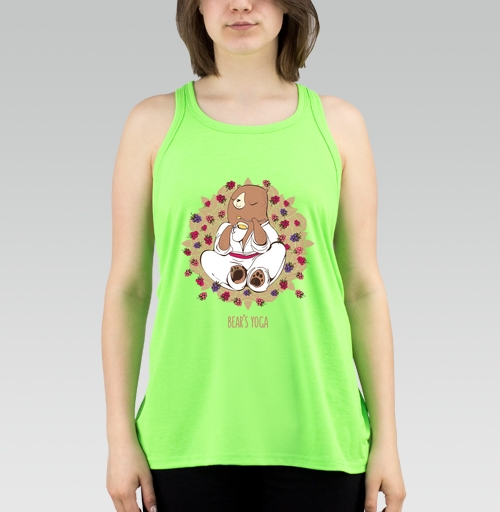Фотография футболки Медвежья йога 