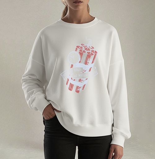 Фотография футболки Динамит и таймер в инверсии