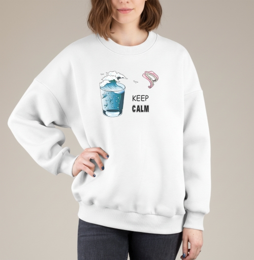 Фотография футболки Спокойствие волна и хранящая спокойствие зубы