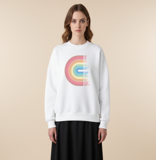 Фотография футболки Rainbow Gradient Colors – Радужный Градиент Цветов