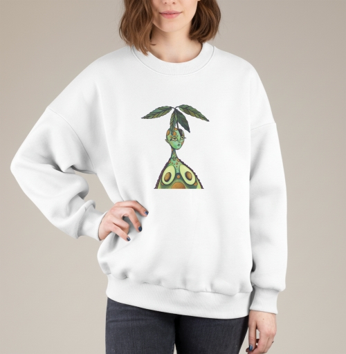 Фотография футболки Девушка - Авокадо