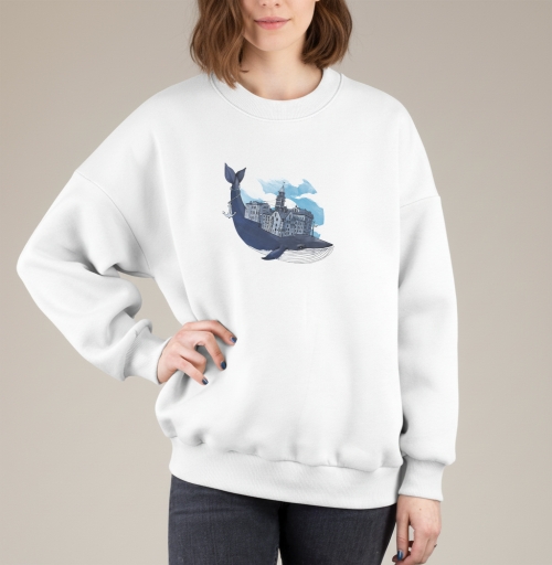 Фотография футболки Whale city