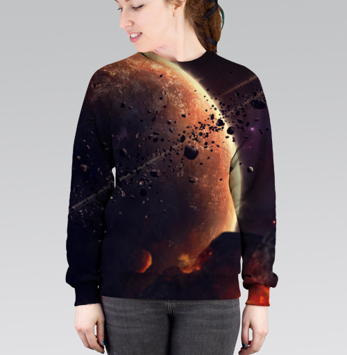 Фотография футболки Планета астероиды