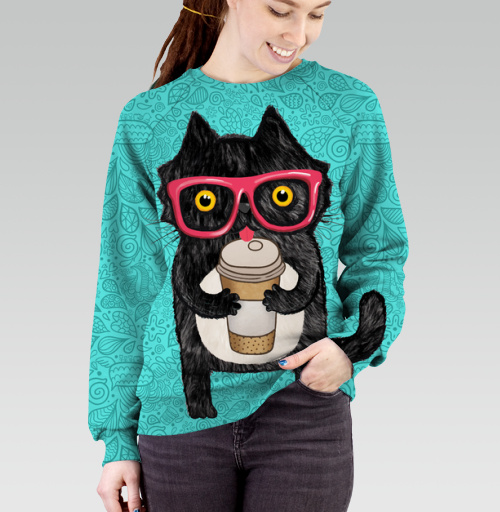 Фотография футболки Coffee-cat
