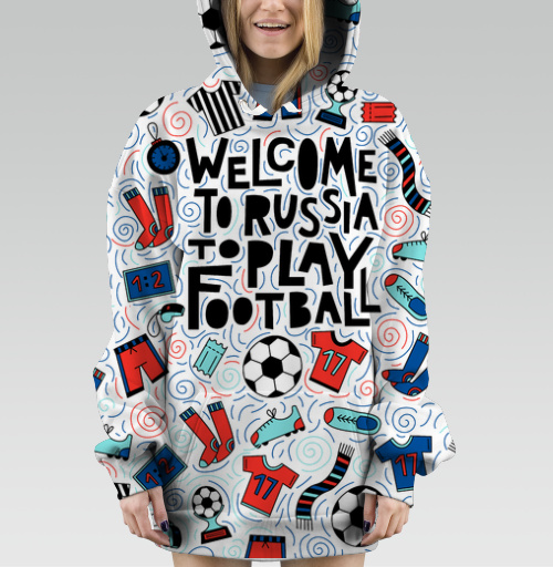 Фотография футболки Добро пожаловать в Россию. Футбол