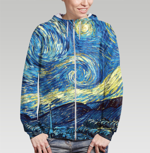 Фотография футболки Звездная ночь - Ван Гог