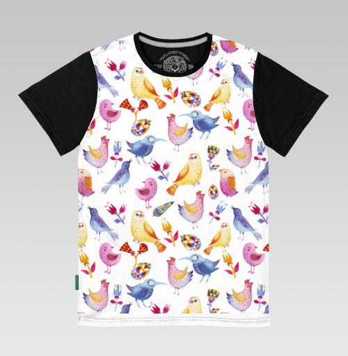 Фотография футболки Разные птицы