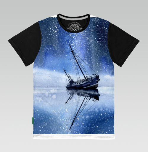 Фотография футболки Кораблик в звездной пыли