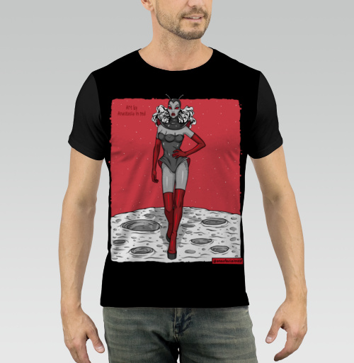 Мужская футболка 3D с рисунком Инопланетный фэшн