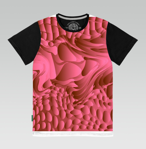 Фотография футболки Поток лавы
