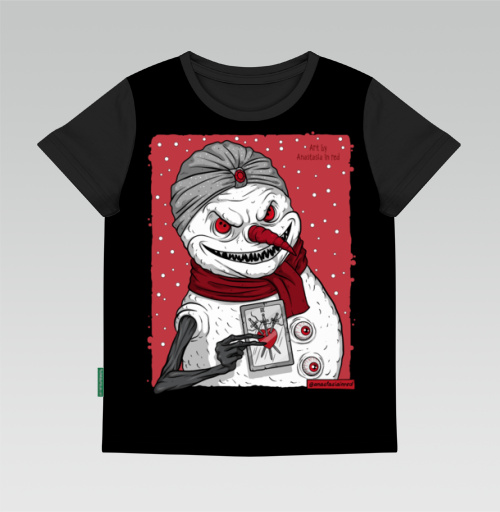 Фотография футболки Снеговик-предсказатель