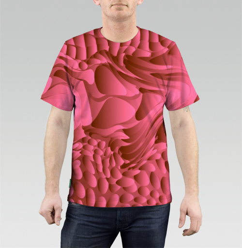 Фотография футболки Поток лавы