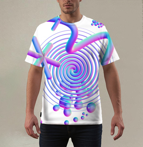 Фотография футболки Бактериальная галактика