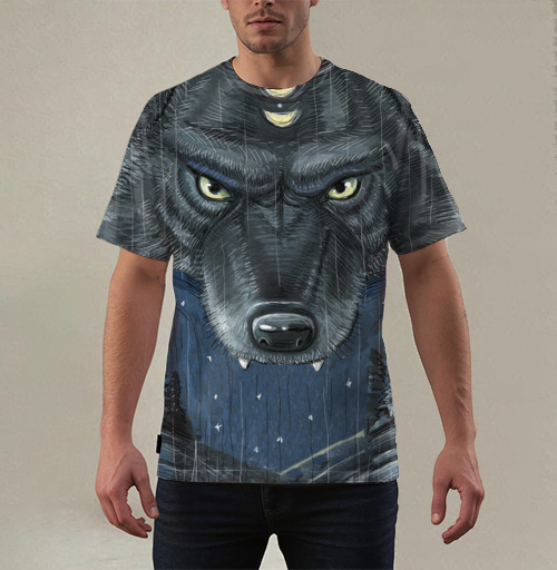 Фотография футболки Волк и свобода