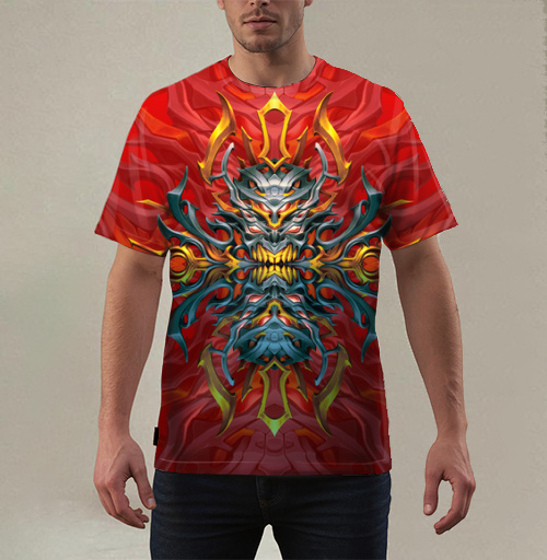 Фотография футболки Демонический тотем
