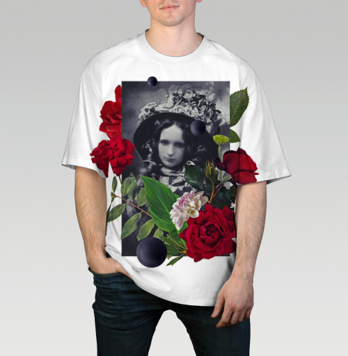 Мужская футболка 3D с рисунком Аленький цветочек 167846, размер 42 (XXS) &mdash; 60 (5XL), материал - Джерси - купить в интернет-магазине Мэриджейн в Москве и СПБ