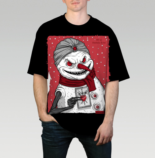 Фотография футболки Снеговик-предсказатель