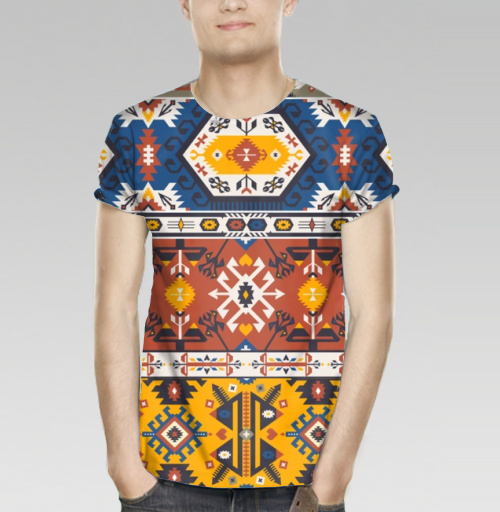 Фотография футболки Винтажный паттерн в этническом стиле
