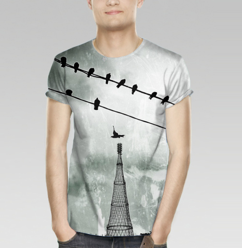 Фотография футболки Пролетаяя над башней Шухова