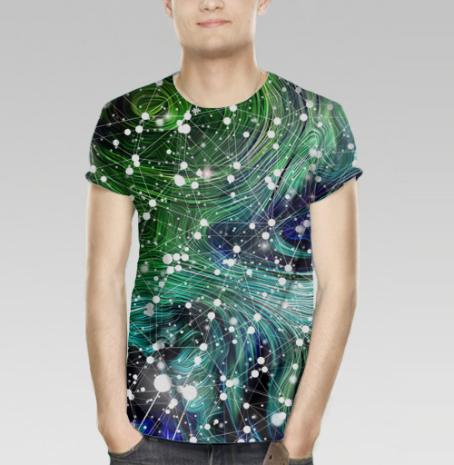 Фотография футболки Обитаемый космос. Созвездия.