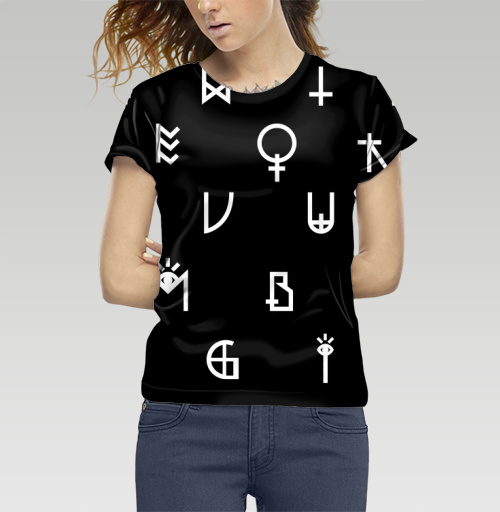 Фотография футболки Символические знаки