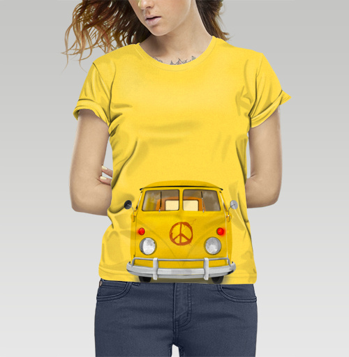 Фотография футболки Хиппи Автобус