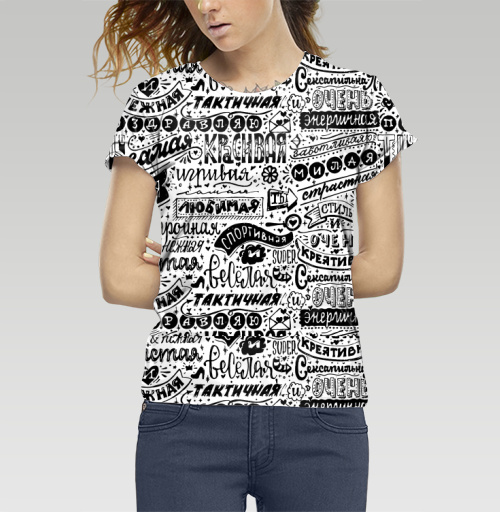 Фотография футболки Комплименты для девушки.